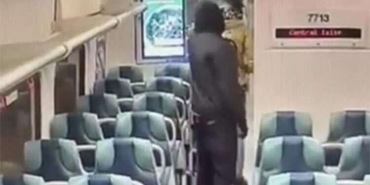 Moment Nicholas D’Agostino allegedly shoots Yusef Staine in the back of the head.