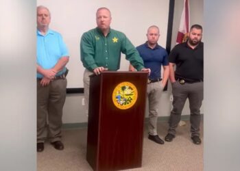 Holmes County Sheriff department during a press conference discussing the death of the 4 year old girl.