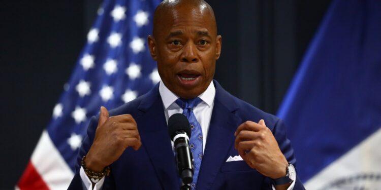 New York City Mayor Eric Adams.
