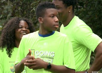 Ralph Yarl attended the "Going the Distance for Brain injury" event Monday morning in Kansas.