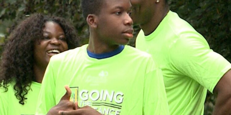 Ralph Yarl attended the "Going the Distance for Brain injury" event Monday morning in Kansas.