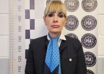 Bomb threat suspect Daniela Carbone in uniform