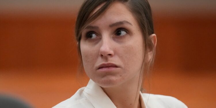 Kouri Richins was ordered held pending trial during a detention hearing in Summit County, Utah, June 12, 2023.