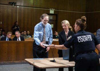 Charles Foehner, 65, is seen inside a Queens Criminal Court room Monday.