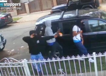 Video released by the NYPD of the daylight shooting on 118th Avenue near 152nd Street in South Jamaica.