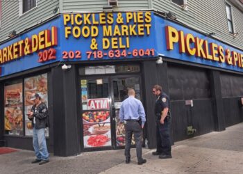 Exterior shot of Pickles & Pies in Queens.