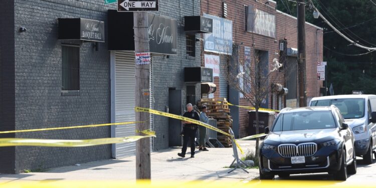 The banquet hall shooting scene