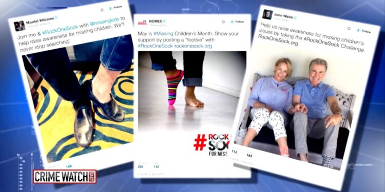 #RockOneSock for Missing Children – Crime Watch Daily