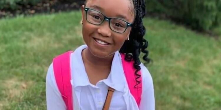 Picture of  Da'Myiah Barton-Pickens, nine, of Silverton, near Cincinnati.