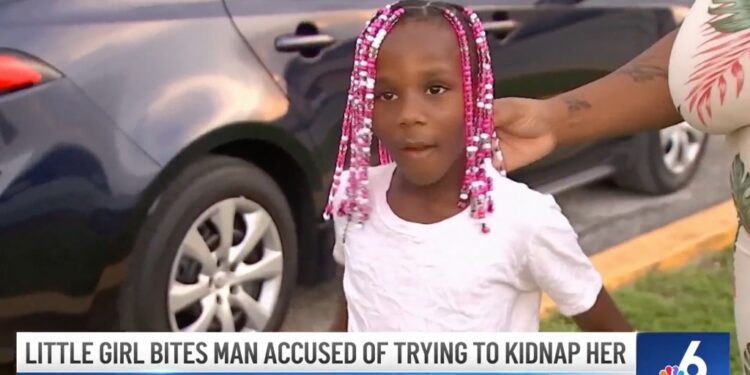 6-year-old girl escapes would-be Miami kidnapper by biting him