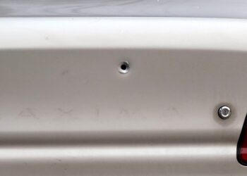 Police at the scene where a five year old was reportedly shot on White Plains Road at E213rd Street in the Bronx, NY