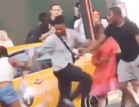 Attack on cab driver