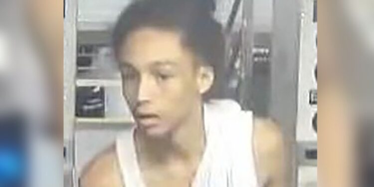 Cops believe this is the young-looking suspect who shot and wounded three teens in the Crossroads of the World.