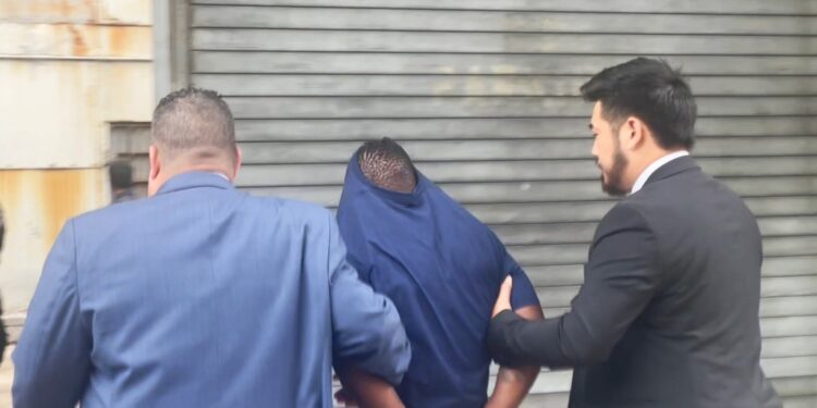 Khajah Gaye, 30. had been arrested multiple times this year for assault before he allegedly fatally stabbed allegedly Edward Bulock.