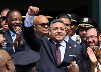 Caban is the NYPD's first Hispanic commissioner.