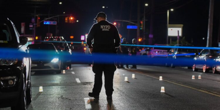 Queens shooting police on scene