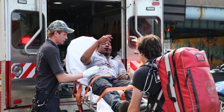 Rubin Bartley, 34 (not pictured), allegedly beat Marlon Hay, 35 (pictured), who had accused him of beating his dog, sources said.