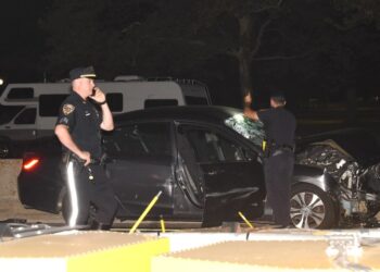 The 29-year-old Honda Accord driver who allegedly struck seven pedestrians in a Midtown crosswalk has been hospitalized for an evaluation.