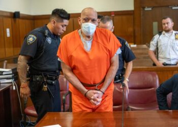 The sentencing of JULIO APONTE, 65, to 20 years-to-life in state prison for murdering his wife, Maria Kelly, 49, by repeatedly hitting her in the head with a crowbar at a Washington Heights bus stop.
