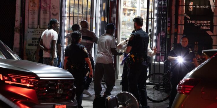 Cops at the crime scene