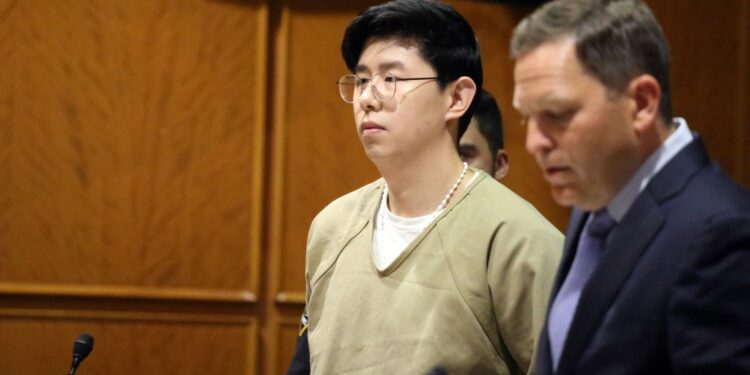 Zhi Alan Cheng in court.