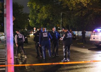 Multiple shootings at 161 Street and Edgecomb Avenue in Manhattan's Washington Heights area with a body of a dog that was shot dead still at the scene.