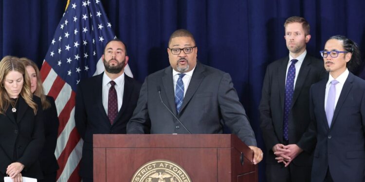 Manhattan District Attorney Alvin Bragg