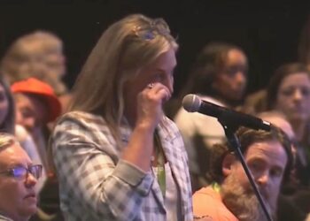 Chapin was greeted by a loud and emotional round of applause when she introduced herself as Ethan's mother.