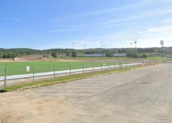 Students were seen fleeing the scene as shots ring out toward the end of the game.