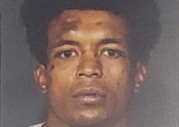 Mugshot of alleged criminal.