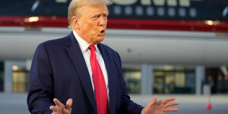 Former President Donald Trump cited the cameras in court as the reason why he didn't go to his Fulton County, Georgia arraignment in-person.