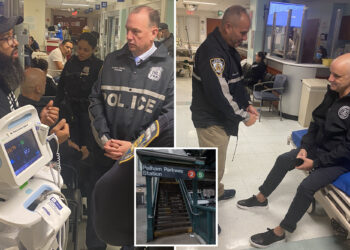 2 NYPD officers stabbed, slashed by unhinged man at Bronx subway station: cops