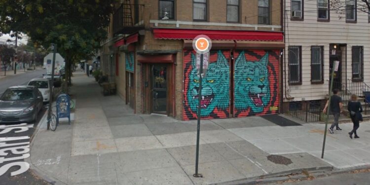 A street view of the exterior of 40 St. Nicholas Avenue.