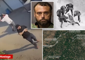 California fugitive points stolen gun at police helicopter: video