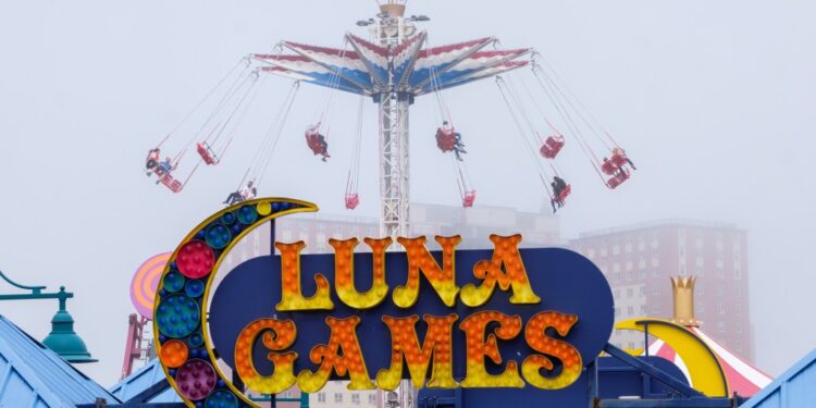 Luna Park, where the victim was shot