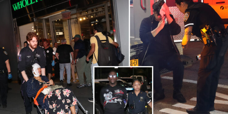 NYC man attacks 3 people with glass bottle in rampage that began at Midtown Whole Foods