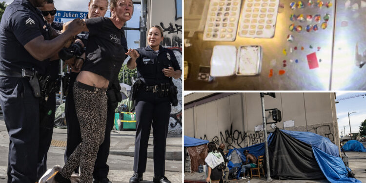 Residents of LA's Skid Row talk about survival in the impoverished area