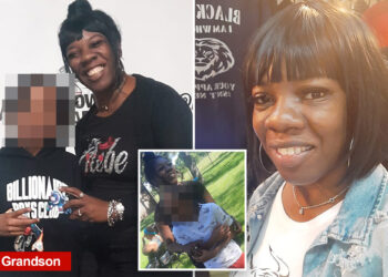 Son of Michigan grandma shot to death at baby shower runs down her alleged killer outside police station