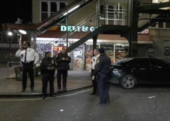 Kentish allegedly attacked two men, 38 and 70, in front of the Blake Avenue shelter where he lives.