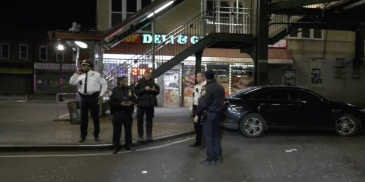 Kentish allegedly attacked two men, 38 and 70, in front of the Blake Avenue shelter where he lives.