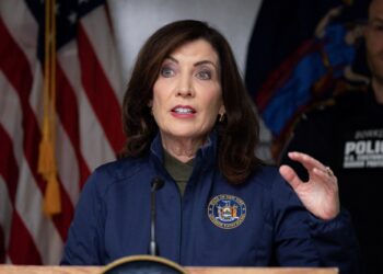 Gov. Kathy Hochul was criticized by retailers for vetoing a bill that would have established a task force to combat organized retail theft.