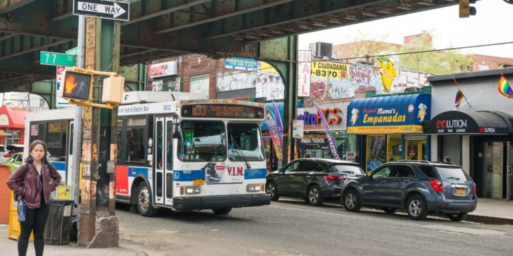The assault took place on an MTA bus.