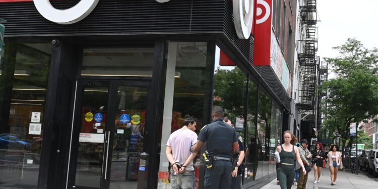Arrest outside of Target