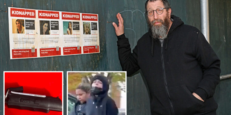 NYC man arrested for allegedly punching Israeli hostage poster-ripper