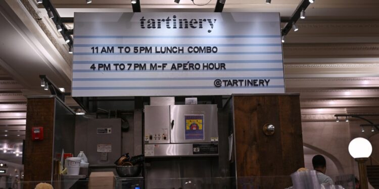 Tartinery in Grand Central Terminal.