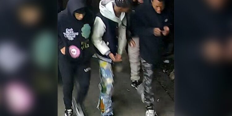 Suspects in Bronx subway beating.