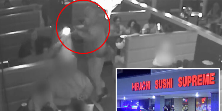 22-year-old man killed in caught-on-camera shooting at packed hibachi restaurant: report