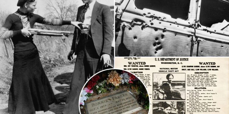 Bonnie and Clyde relatives want robbers buried together