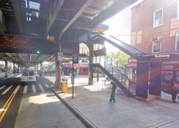 GV of 31st St. near 36th Ave. in Astoria.