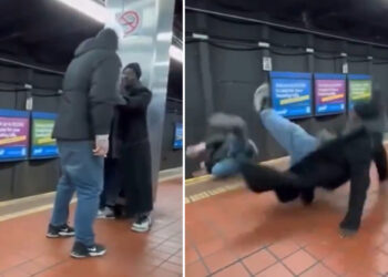 Man killed after being pushed onto SEPTA station tracks in front of oncoming train during fight in Philadelphia